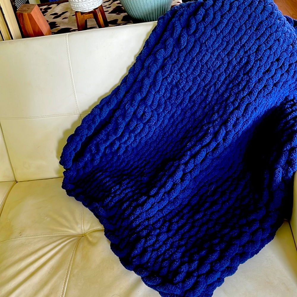 Chunky Knit Throw